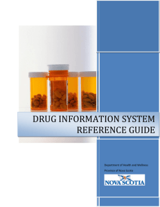 drug information system quick reference guide