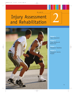 Chapter 5: Injury Assessment and Rehabilitation