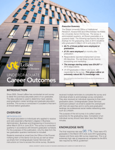 Career Outcomes - LeBow College of Business
