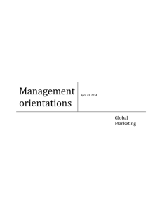 Management orientations