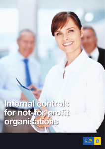 Internal controls for not-for-profit organisations