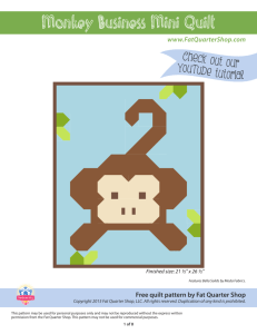 Monkey Business - Fat Quarter Shop