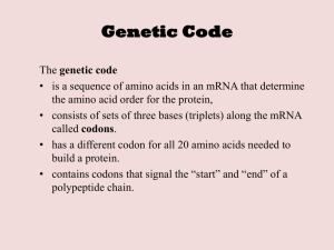 Genetic Code