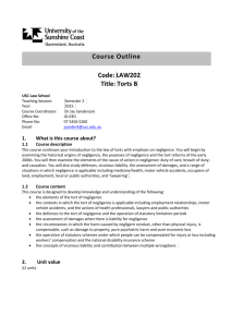 LAW202 Course Outline Semester 2, 2015 (PDF 199KB)
