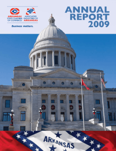 annual report 2009 - Arkansas State Chamber of Commerce