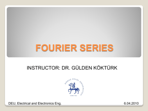 FOURIER SERIES