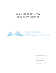 Time Warner Inc. Strategy Report