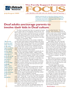 Deaf adults encourage parents to involve their kids in Deaf culture