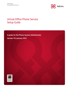 Virtual Office Phone Service Setup Guide - Packet8