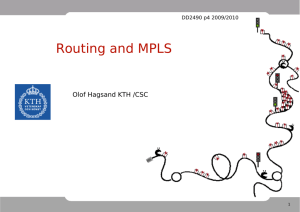 Routing and MPLS