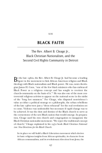 black faith - The University of Michigan Press