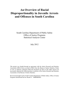 An Overview of Racial Disproportionality in Juvenile Arrests and