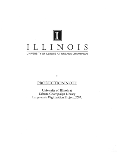 I LL INO I - University of Illinois Archives