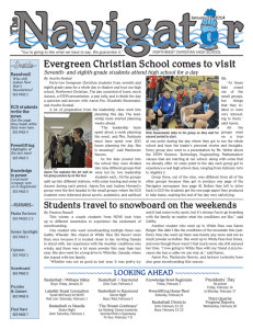 Evergreen Christian School comes to visit