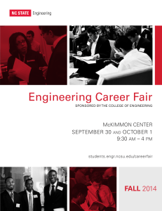 Engineering Career Fair - Engineering Student Organizations