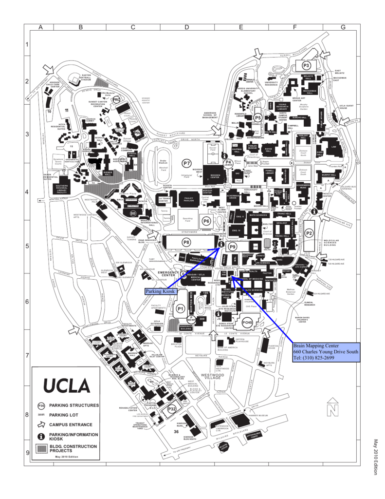 Ucla Campus Map Pdf Ucla Campus Map