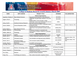 College of Medicine Research Awards January