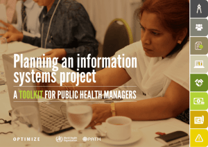 Planning an Information Systems Project