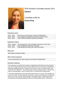 Emma King candidate profile