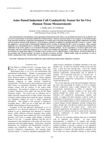 Auto-Tuned Induction Coil Conductivity Sensor for In