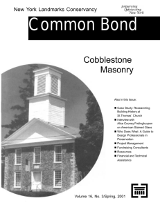 Common Bond - The New York Landmarks Conservancy