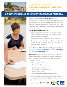 uc davis teaching assistant consulting program