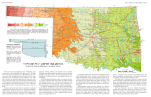 topographic map of oklahoma - Oklahoma Geological Survey