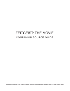 Zeitgeist The Movie - Companion Guide