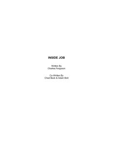 Inside Job Transcript - Final Version - 9.30.10