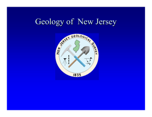 Geology of New Jersey - Rutgers Environmental Stewards