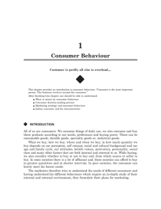 Consumer Behaviour - New Age International