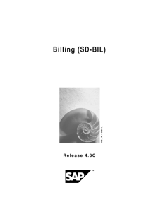 Billing (SD-BIL)