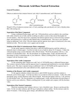 Acid-Base Extraction.