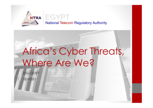 Africa's Cyber Threats, Where Are We? - EuroAfrica-ICT