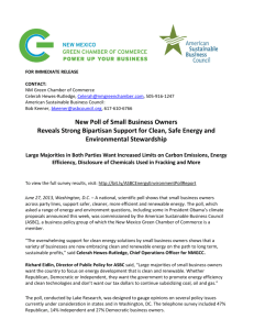 E&E Poll Press Release - New Mexico GREEN Chamber of