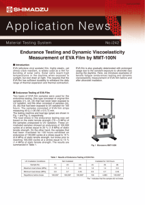 Endurance Testing and Dynamic Viscoelasticity Measurement of