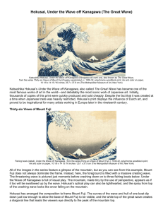 Hokusai, Under the Wave off Kanagawa (The Great Wave)