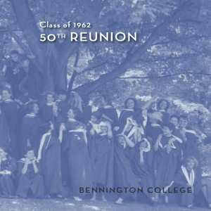 50TH REUNION - Bennington College
