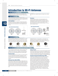Introduction to Wi-Fi Antennas