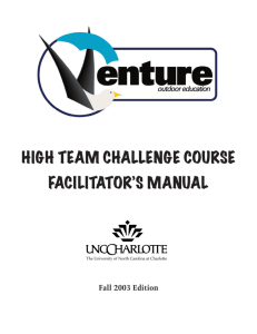 high challenge manual-UNC charlotte
