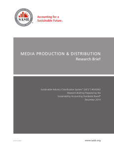 media production & distribution