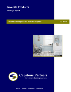 Juvenile Products - Capstone Partners