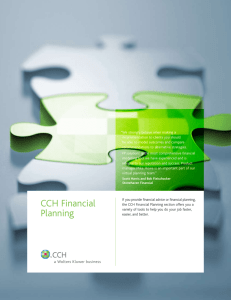 Planning - CCH Canadian