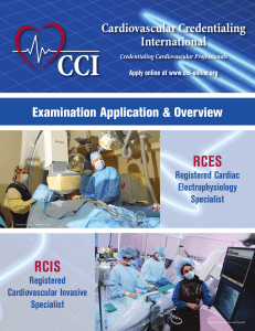 RCES RCIS - Cardiovascular Credentialing International