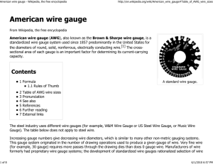 American wire gauge - Wikip