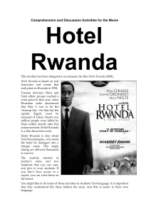 Hotel Rwanda - The Curriculum Project