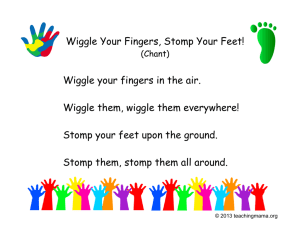 Wiggle Your Fingers, Stomp Your Feet!