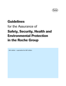 Guidelines for the Assurance of Safety, Security, Health and