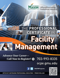 GMU Facilities Management Brochure