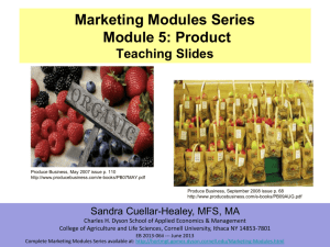Product Teaching Slides